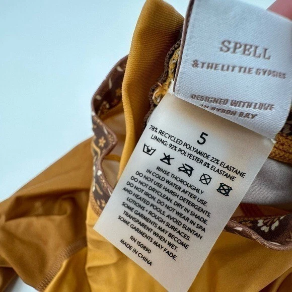 SPELL Kinder Little Gypsies Rashguard Badeanzug Größe 5 5T - Bild 3 von 4