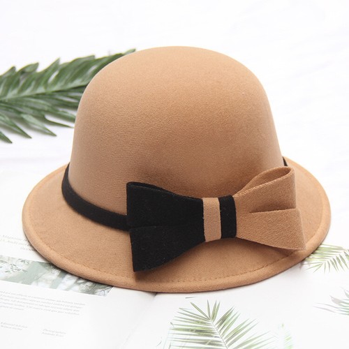 Fascinator Hat Bowler Hat Bucket Wool Crushable Vintage Flower Cloche Round Hats - Picture 29 of 93