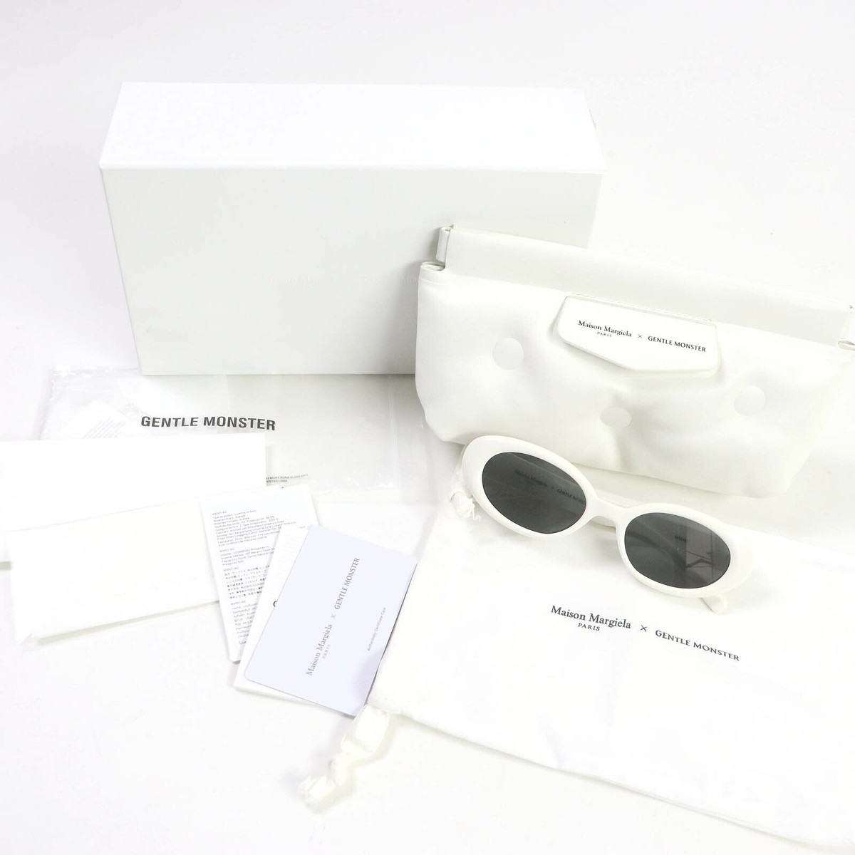 Gentle Monster x Maison Margiela MM107 W2 Sunglasses White