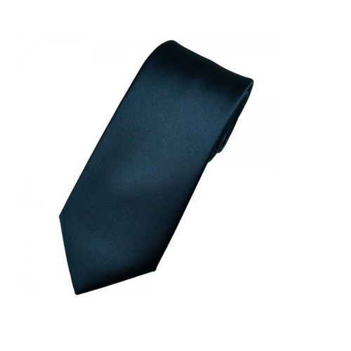 Mens Tie Plain Solid Colour Classic Slim Skinny Smart Party Wedding Thin Neck - Picture 91 of 148
