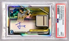 2024 Bowman Chrome Jackson Merrill Auto Relic Refractor RPA /150 PSA 9 MINT