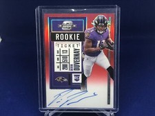 DEVIN DUVERNAY 2020 CONTENDERS OPTIC ROOKIE TICKET RED PRIZM AUTO RC #D 15/199