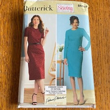 Butterick 6849 DRESS Fitted Sheath Size 6 - 22 Palmer Pletsch Sewing Pattern