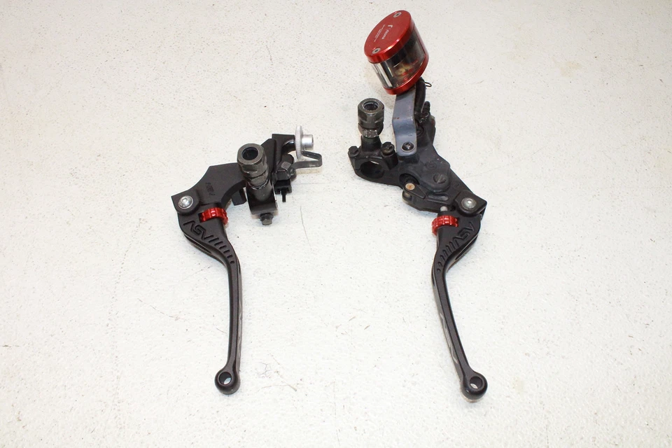 11-15 APRILIA TUONO V4R OEM BREMBO FRONT BRAKE MASTER CLUTCH PERCH ASV LEVER - Image 2 of 4