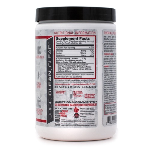 Purus Labs Condense-Pre Workout Energy Drink Mix Pulver 40 srvs - Bild 7 von 10