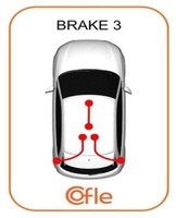 Cofle Handbremsseil Bremsseil Vorne FüR VW Touareg 7LA 7L6 7L7 Audi Q7 4LB