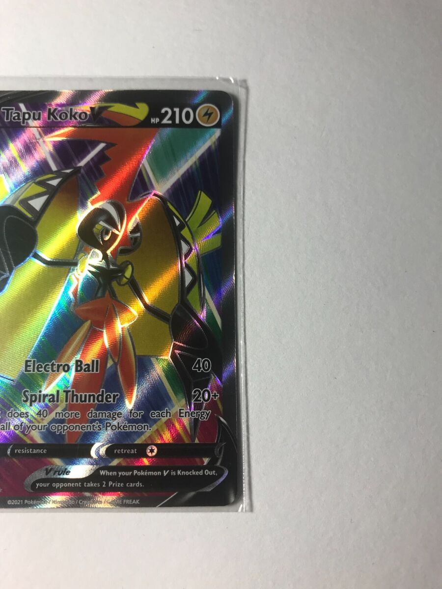  Tapu Koko V - 147/163 - Full Art Ultra Rare - Sword