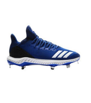 Adidas Size 11 Men's Icon Bounce Hybrid Blue White Cleats