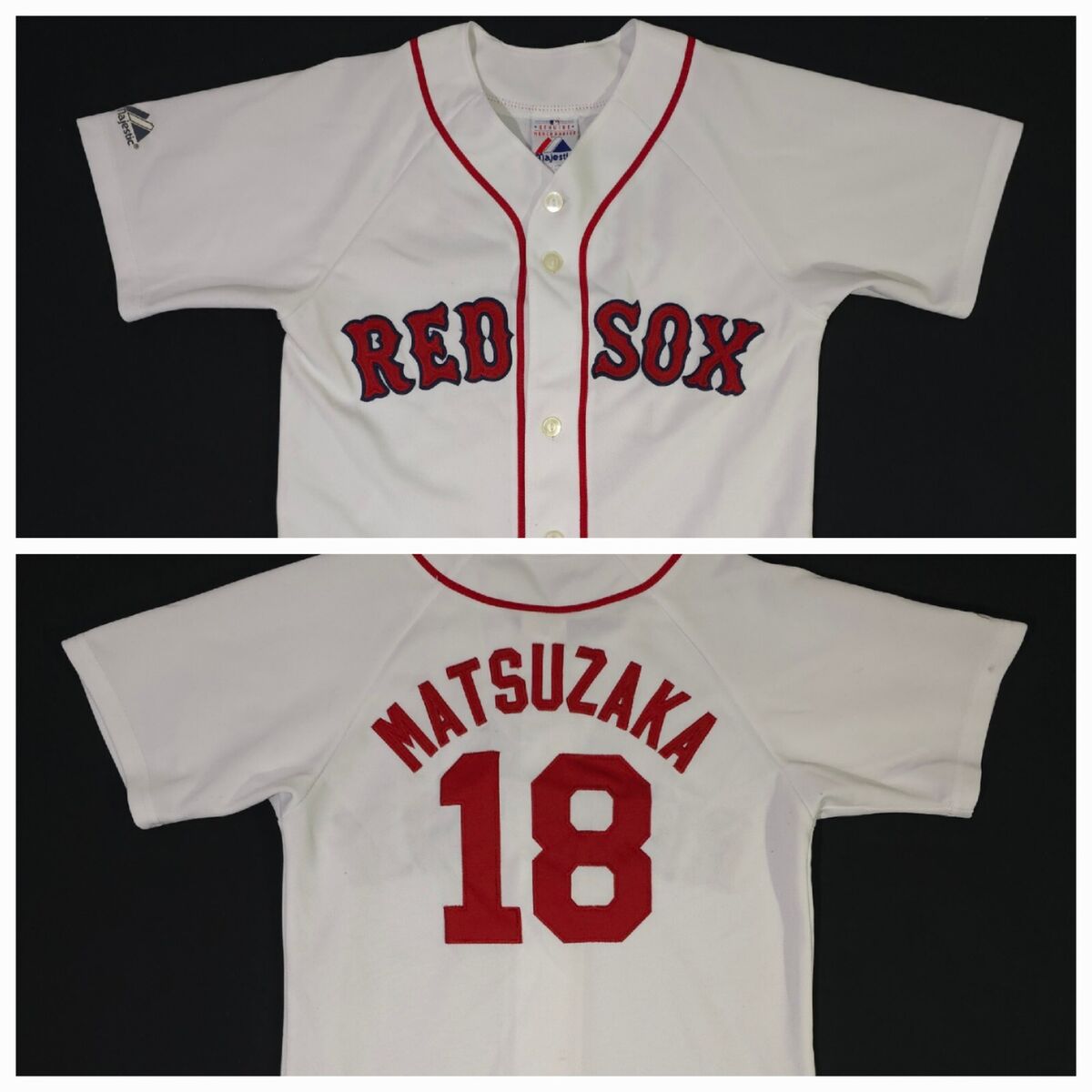 Majestic Boston Red Sox DAISUKE MATSUZAKA #18 Stitched Home Majestic Boston Red Sox DAISUKE MATSUZAKA #18 Stitched Home