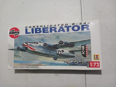 Rare Sealed Vtg Maquette Avion 1/72 Airfix Ref 06010 B-24J Liberator Kit Plane 