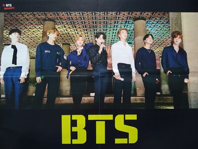 BTS - A2 Poster (XL - 42x55cm) - Rare Clipping MERCH Bangtan Boys BRAVO Magazine