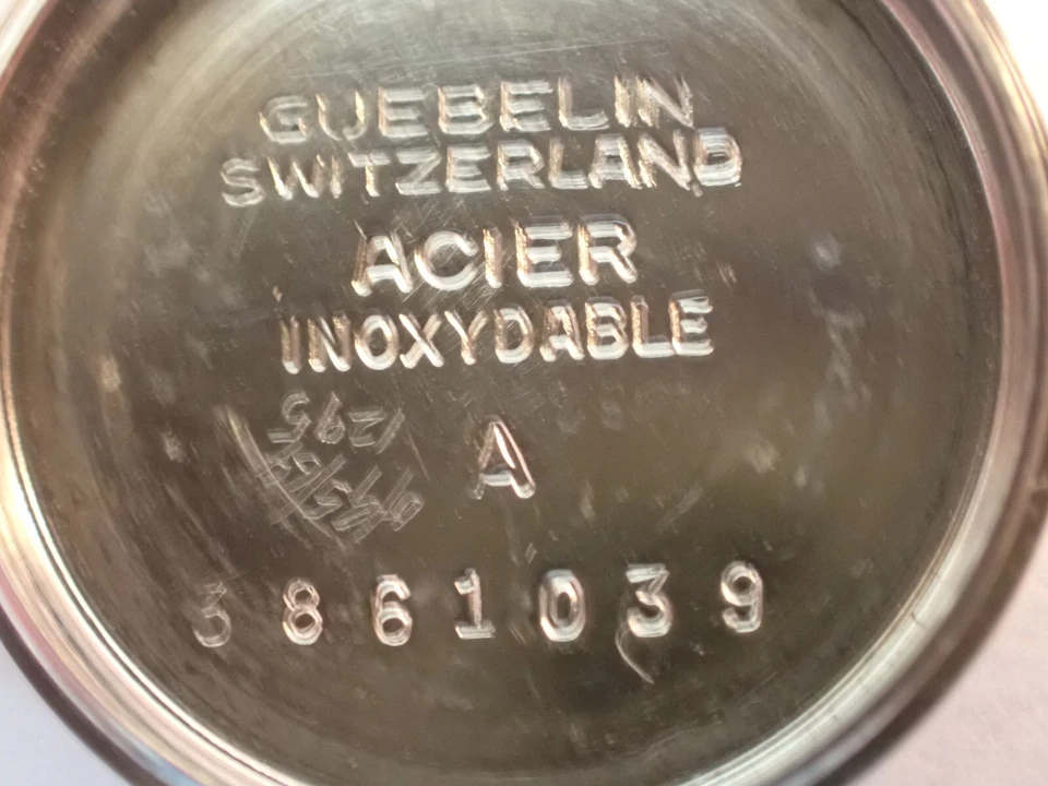 Reloj Pulsera Mujer GUEBELIN MATIC BREVETE 4004798 Vintage Hecho en Suiza Foto 3 de 4