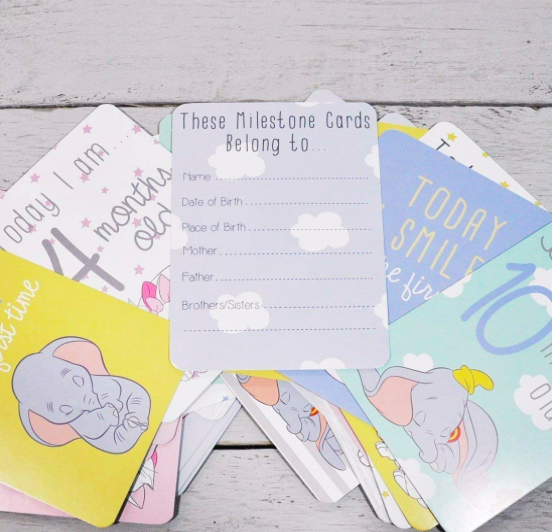 disney milestone cards