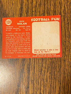 1958 Topps Set Break #131 Dick Nolan EX-EXMINT | eBay