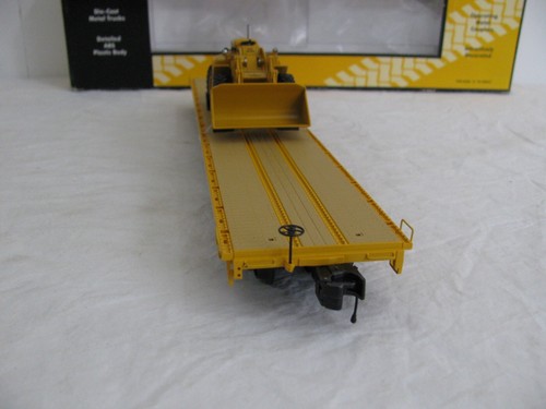 MTH Premier Caterpillar 140824 Flat Car w/ CAT 966A Traxcavator #20-98796 Read! - Picture 3 of 12