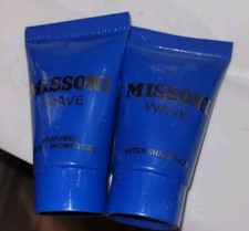 Missoni Wave for Men Perfumed Bath Shower Gel After Shave Balm Travel Duo