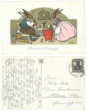 (AK32)   Osterkarte Fritz Baumgarten 1920