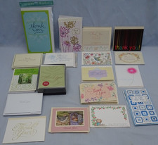 75 Card LOT Most are Sympathy Thank You  General Thank You  3 Gift Enclosure