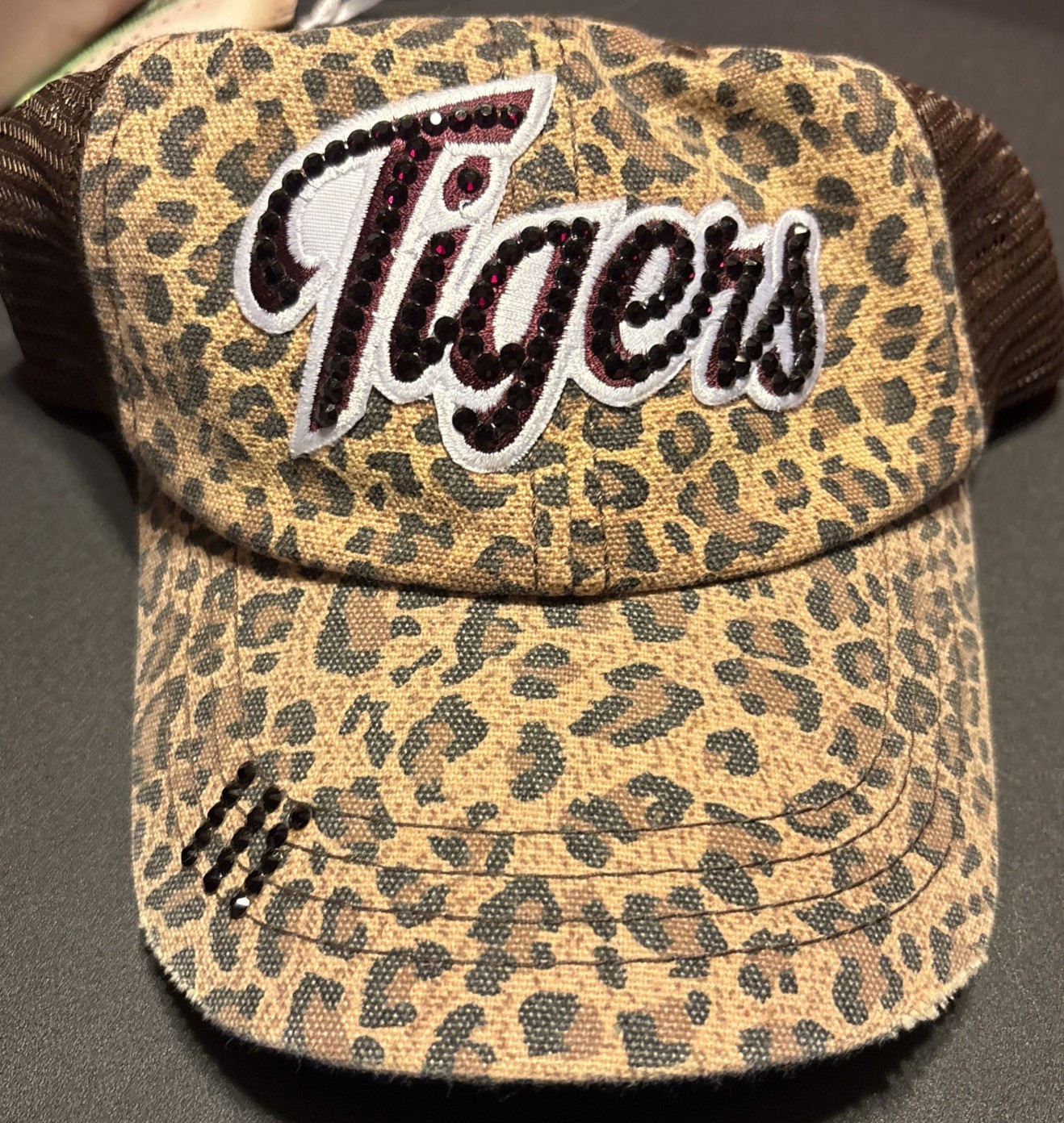 Tigers Leopard Print Adjustable Snapback Women's … - image 1