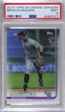 2019 Topps On Demand 3D /540 Brendan Rodgers #US299 PSA 9 MINT 1c7