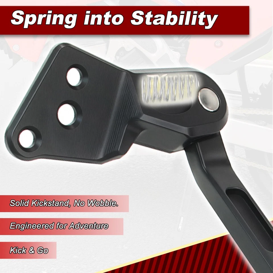 Motorcycle Aluminum Kickstand Sidestand Fit For YAMAHA YZ250F YZ450F 2014-2025 - Image 3 of 4