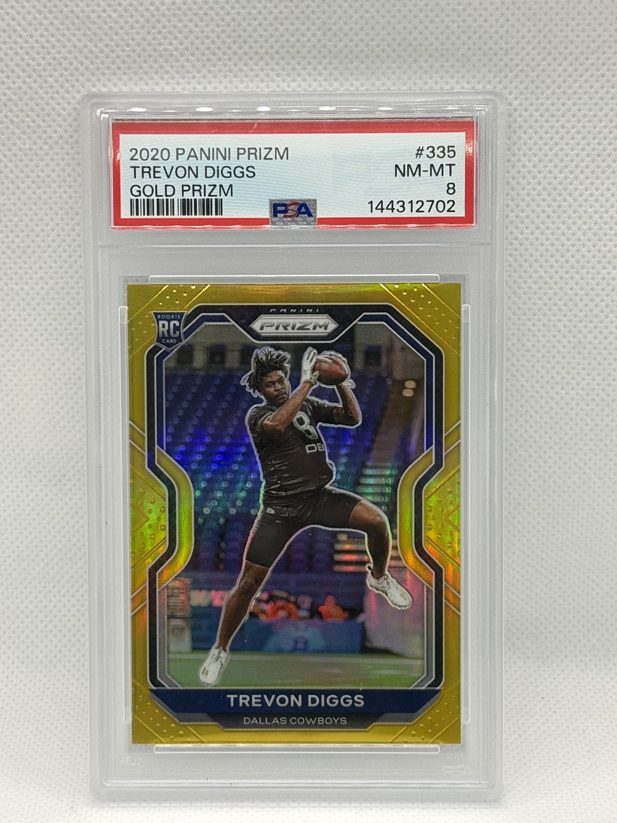 2020 Panini Prizm - Rookie Trevon Diggs #335 Gold Prizm /10 (RC)