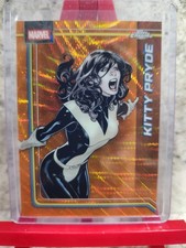 2026 Topps Chrome Marvel - Kitty Pryde /25 Orange Wave - #66