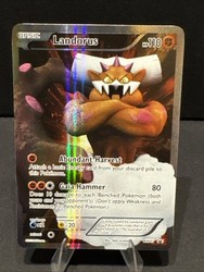 Landorus BW43 Black & White Promo Holo Full Art
