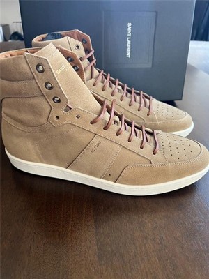 Authentic Saint Laurent MADE IN ITALY SL/10H High Top Desert Tan Size EU 46 NIB