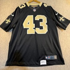 Nike New Orleans Saints Darren Sproles 43 On Field Jersey Black Mens Large