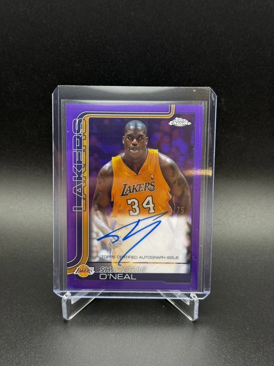 Shaquille O'Neal Basketball Autographed Sports Trading Cards for