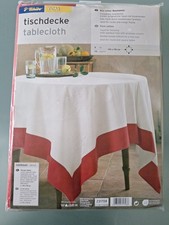 NEUE Unausgepackte TCHIBO Tischdecke aus reiner Baumwolle ca. 170 x 170 cm!!