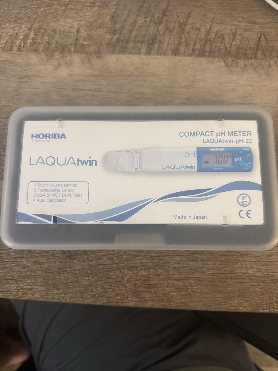 Horiba Scientific LAQUAtwin-pH-22 Compact PH Pocket Meter Pool
