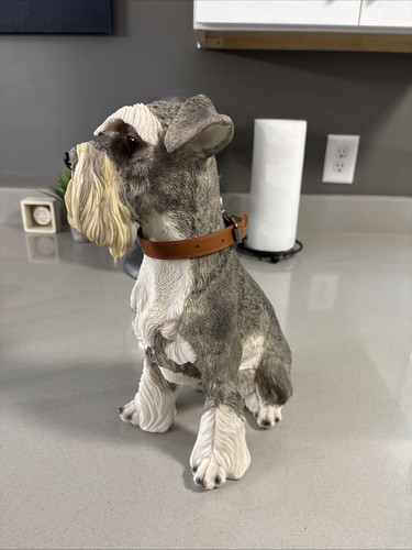 Schnauzer Statue resin 13” Figurine Dog - Picture 6 of 18