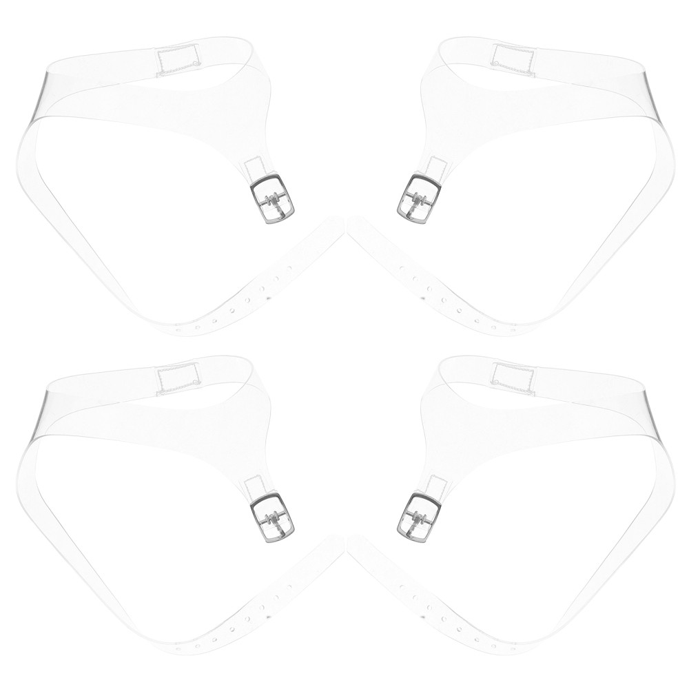 APL 2 Paia Lacci Invisibili Trasparente Trasparente Caviglia Cintura per Tacchi