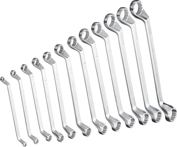 BrüDer Mannesmann RingschlüSselsatz, 6-32 Mm, Chrom-Vanadium, 12-Teilig | M-image
