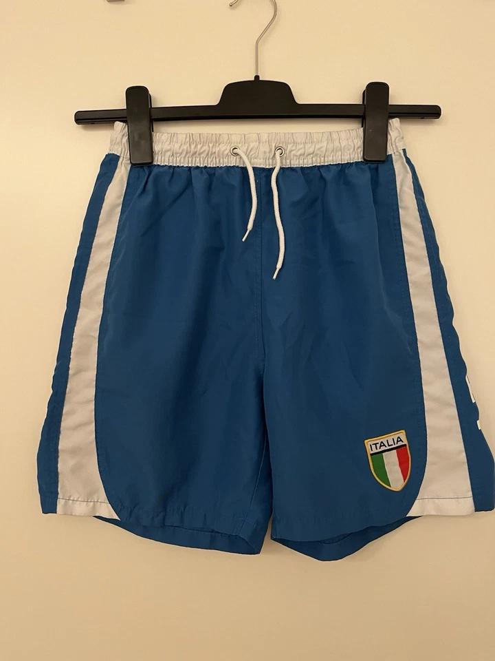 IL Sole Herren Badeshorts „Italia“ - S / M - Blau / Weiß
