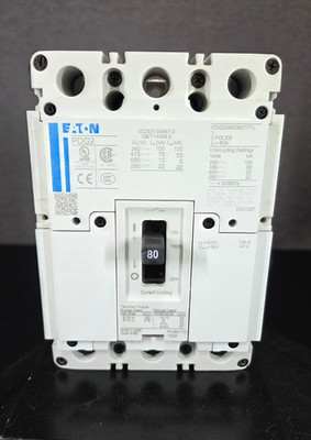 EATON PDG23M0080TFFL 3-P 80A 600V 65KA PDG2 Circuit Breaker FAST SHIP!  