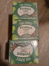 Four Sigmatic Mushroom Coffee Mix Cordyceps and Chaga Pack of 3 30 Packets Total