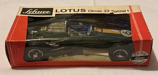 Vintage Schuco Lotus Climax Formel 1 Wind Up Car with Original Box Germany