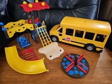 Playmobil Bus  Playground Set PRE-OWNED Incomplete As Is