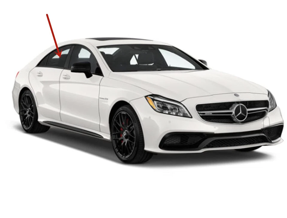 Mercedes CLS63 AMG CLS550 CLS400 Rear Right Door Window Glass 2012-2018 Foto 2 de 2