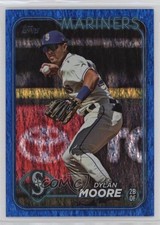 2024 Topps Series 2 Blue Foil 764/999 Dylan Moore #441 0q3