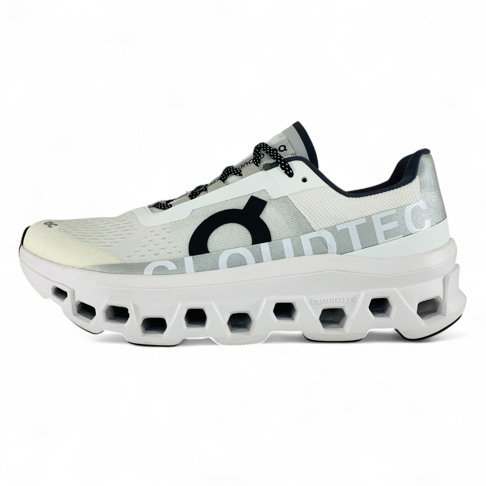 On Cloudmonster Undyed White Sneakers Men's Running Shoes 61.98288