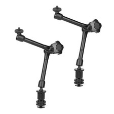 2X   11 Inch Articulating   Friction with Hot Shoe Mount & 1/4 Inch Tripod7634