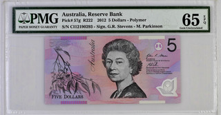 2012 Australia $5 Dollars PMG 65 EPQ