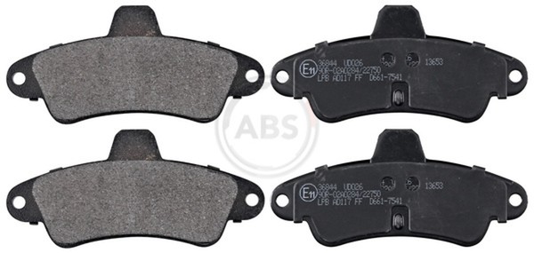 A.B.S. Bremsbelagsatz Scheibenbremse 36844 FüR Mondeo BNP Cougar Ford BAP BFP 2-image