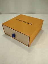 Louis Vuitton Authentic Drawer Empty Gift Box 6.75x6.75x2.75 in. with Dust Bag
