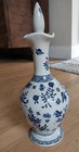 Coalport Porcelain Delft Style/Blue Onion Blue & White Liquor Decanter, 12" — photo 3