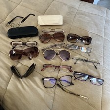 Various Brands, Colors and Styles Bulk Lot of 14 Pairs of Eyeglasses Sunglasses